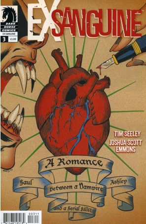 Ex Sanguine 3 published by Dark Horse with cover art by Tim Seeley