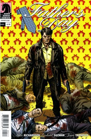 Father's Day 4 published by Dark Horse with cover art by Gabriel Guzman