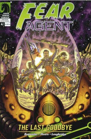 Fear Agent: The Last Goodbye 4 published by Dark Horse with cover art by Tony Moore
