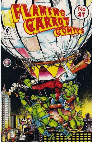 Flaming Carrot Comics 27 published by Dark Horse with cover art by Todd McFarlane