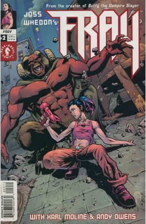 Fray 2 published by Dark Horse with cover art by Karl Moline