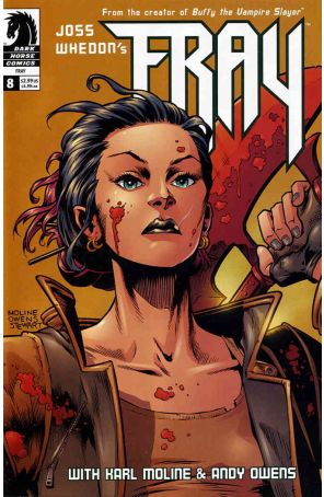 Fray 8 published by Dark Horse with cover art by Karl Moline