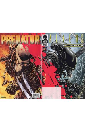 Free Comic Book Day: Aliens/Predator 1 published by Dark Horse with cover art by Zach Howard and Brad Anderson
