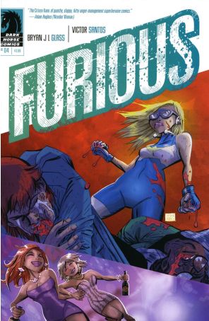 Furious 4 published by Dark Horse with cover art by Victor Santos