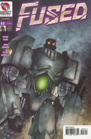 Fused (Rocket Comics) 3 published by Dark Horse with cover art by Josh Medors
