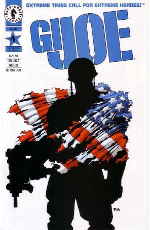 GI Joe (Vol. 1) 1A published by Dark Horse with cover art by Frank Miller