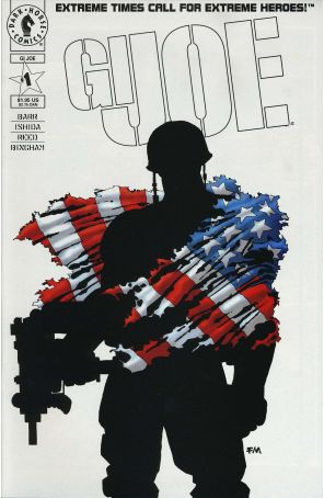 GI Joe (Vol. 1) 1C published by Dark Horse with cover art by Frank Miller