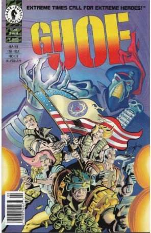 GI Joe (Vol. 1) 2 (Newsstand) published by Dark Horse with cover art by Norm Breyfogle