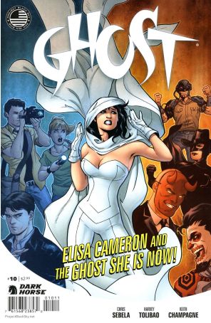 Ghost (4th Series) 10 published by Dark Horse with cover art by Emanuela Lupacchino