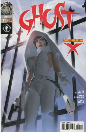 Ghost (Vol. 2) 21 published by Dark Horse with cover art by Ryan Benjamin