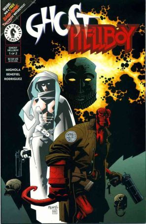 Ghost/Hellboy Special 1 published by Dark Horse with cover art by Mike Mignola