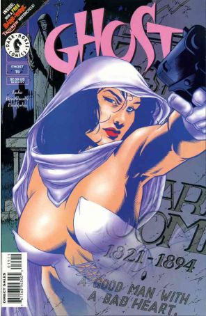 Ghost 15 published by Dark Horse with cover art by Scott Benefiel