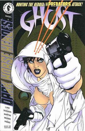 Ghost 5 published by Dark Horse with cover art by Adam Hughes