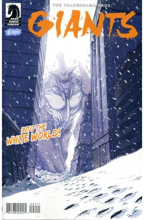 Giants 2 published by Dark Horse with cover art by Miguel Valderrama