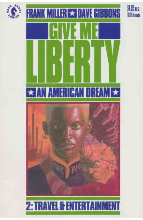 Give Me Liberty 2 published by Dark Horse with cover art by Dave Gibbons