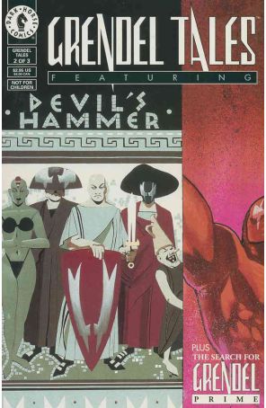 Grendel Tales: Devil's Hammer 2 published by Dark Horse with cover art by Matt Wagner