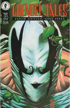 Grendel Tales: Four Devils, One Hell 1 published by Dark Horse with cover art by Teddy Kristiansen and Matt Wagner