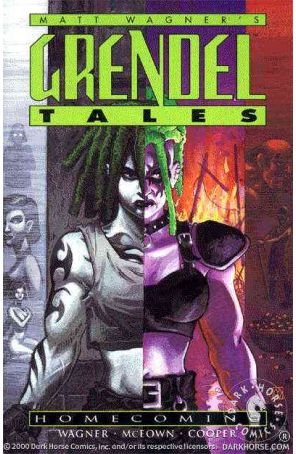 Grendel Tales: Homecoming TPB 1 published by Dark Horse with cover art by Matt Wagner