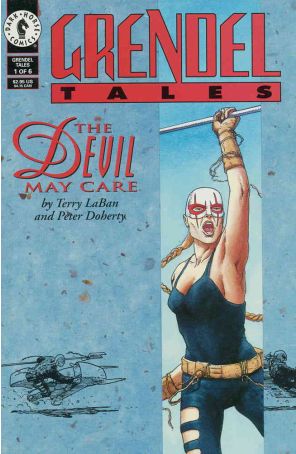Grendel Tales: The Devil May Care 1 published by Dark Horse with cover art by Peter Doherty