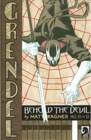 Grendel: Behold the Devil 8 published by Dark Horse with cover art by Matt Wagner