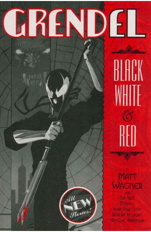 Grendel: Black, White, And Red 1 published by Dark Horse with cover art by Matt Wagner