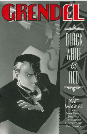 Grendel: Black, White, And Red 2 published by Dark Horse with cover art by Matt Wagner