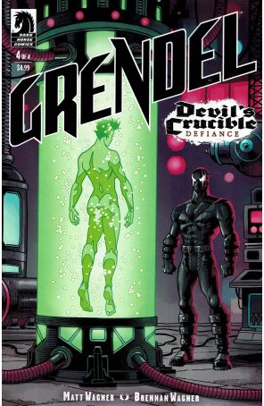 Grendel: Devil's Crucible-Defiance 4A published by Dark Horse with cover art by Matt Wagner