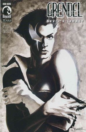 Grendel: Devil's Legacy 11 published by Dark Horse with cover art by Matt Wagner