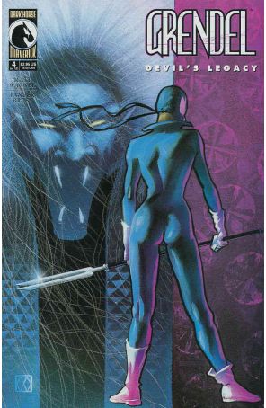 Grendel: Devil's Legacy 4 published by Dark Horse with cover art by Matt Wagner