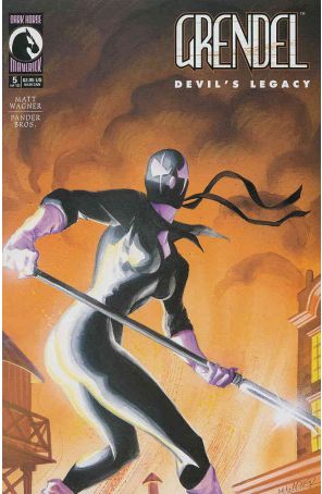 Grendel: Devil's Legacy 5 published by Dark Horse with cover art by Matt Wagner