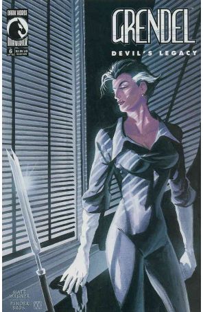 Grendel: Devil's Legacy 6 published by Dark Horse with cover art by Matt Wagner