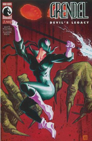 Grendel: Devil's Legacy 7 published by Dark Horse with cover art by Matt Wagner