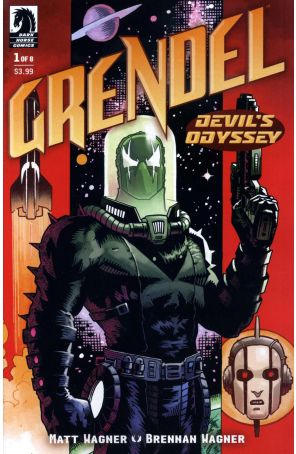 Grendel: Devil's Odyssey 1A published by Dark Horse with cover art by Matt Wagner