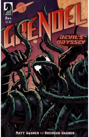 Grendel: Devil's Odyssey 2A published by Dark Horse with cover art by Matt Wagner