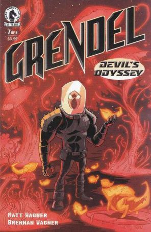 Grendel: Devil's Odyssey 7B published by Dark Horse with cover art by Rob Guillory
