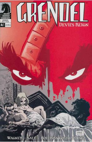 Grendel: Devil's Reign 4 published by Dark Horse with cover art by Tim Sale