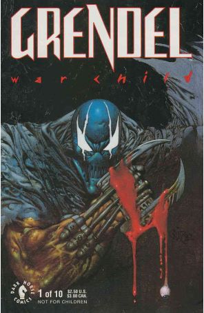 Grendel: War Child 1 published by Dark Horse with cover art by Simon Bisley