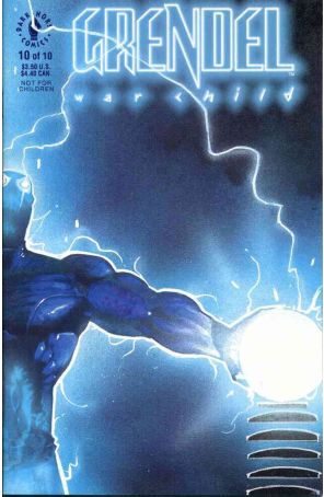 Grendel: War Child 10 published by Dark Horse with cover art by Matt Wagner