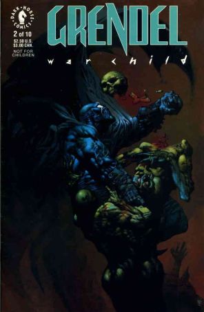 Grendel: War Child 2 published by Dark Horse with cover art by Simon Bisley