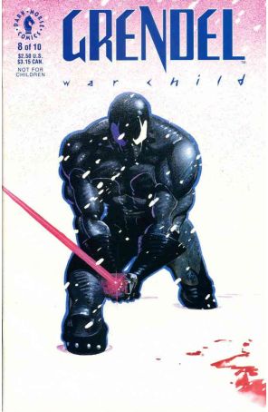 Grendel: War Child 8 published by Dark Horse with cover art by Matt Wagner