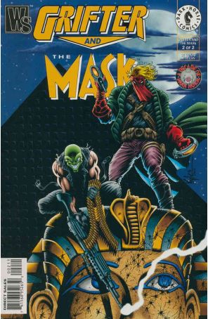 Grifter and the Mask 2 published by Dark Horse with cover art by Kyle Hotz
