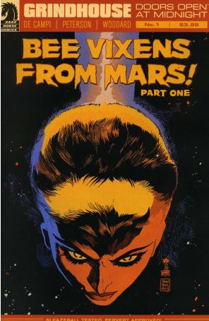 Grindhouse: Doors Open At Midnight 1 published by Dark Horse with cover art by Francesco Francavilla