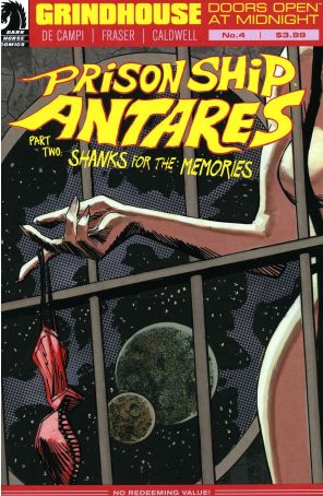 Grindhouse: Doors Open At Midnight 4 published by Dark Horse with cover art by Dan Panosian and Marc Laming (inside cover)