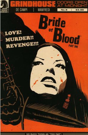 Grindhouse: Doors Open At Midnight 5 published by Dark Horse with cover art by Francesco Fancavilla