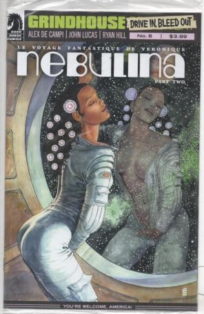 Grindhouse: Drive In, Bleed Out 8 (in bag) published by Dark Horse with cover art by Milo Manara
