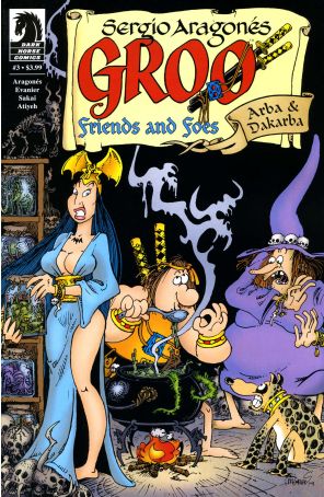 Groo: Friends And Foes 3 published by Dark Horse with cover art by Sergio Aragonés