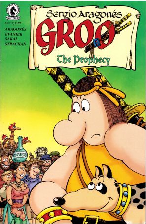 Groo: The Prophecy 2 published by Dark Horse with cover art by Sergio Aragonés