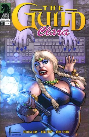 Guild: Clara 1 published by Dark Horse with cover art by Howard Chaykin and Ross Campbell (back cover)