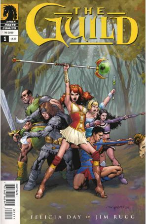 The Guild 1A published by Dark Horse with cover art by Cary Nord