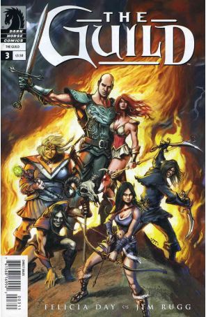 The Guild 3A published by Dark Horse with cover art by Jum Rugg